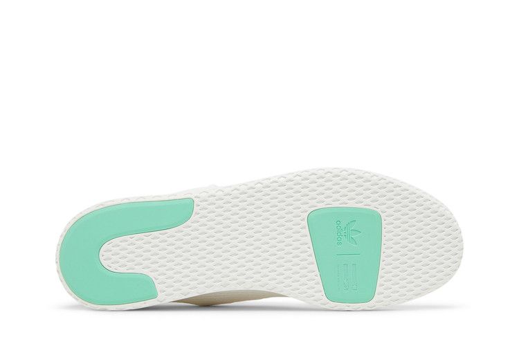 Pharrell x adidas Tennis Hu 'White' — Footwear White/Footwear White/Green Glow