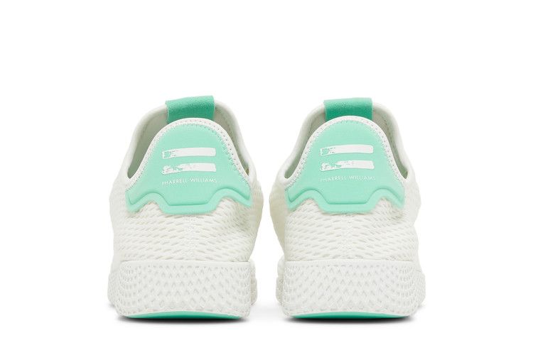 Pharrell x adidas Tennis Hu 'White' — Footwear White/Footwear White/Green Glow