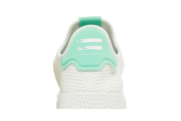 Pharrell x adidas Tennis Hu 'White' — Footwear White/Footwear White/Green Glow