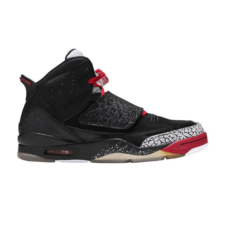 Air Jordan Son of Mars 'Black Cement' — Black/Varsity Red-Cmnt Gry-Wht