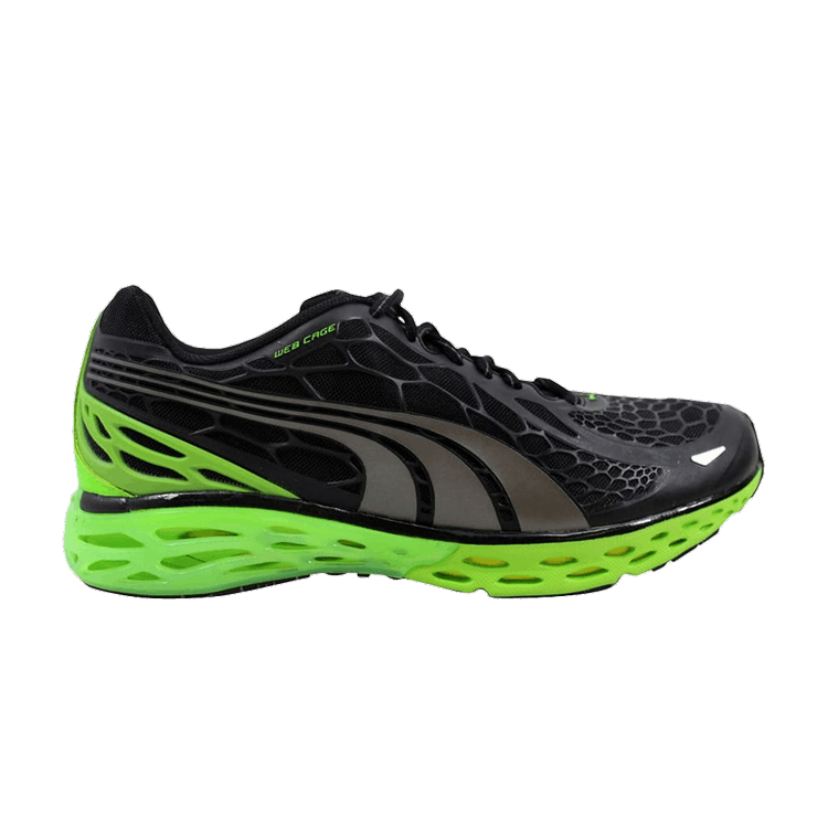 Puma Bioweb 'Black' — Black/Puma Silver-Yellow