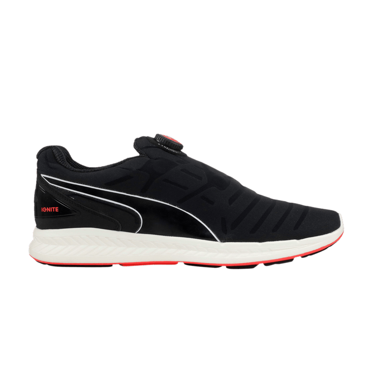 Puma Ignite Disc 'Black Red Blast' — Black/White/Red Blast