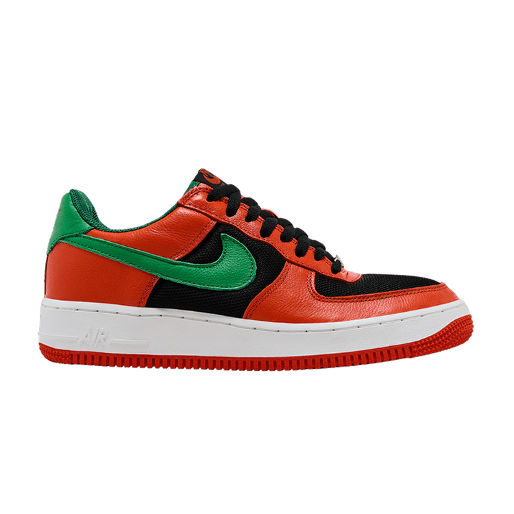 Nike Air Force 1 'Carnival' — Orange Flash/Classic Green-Black-White
