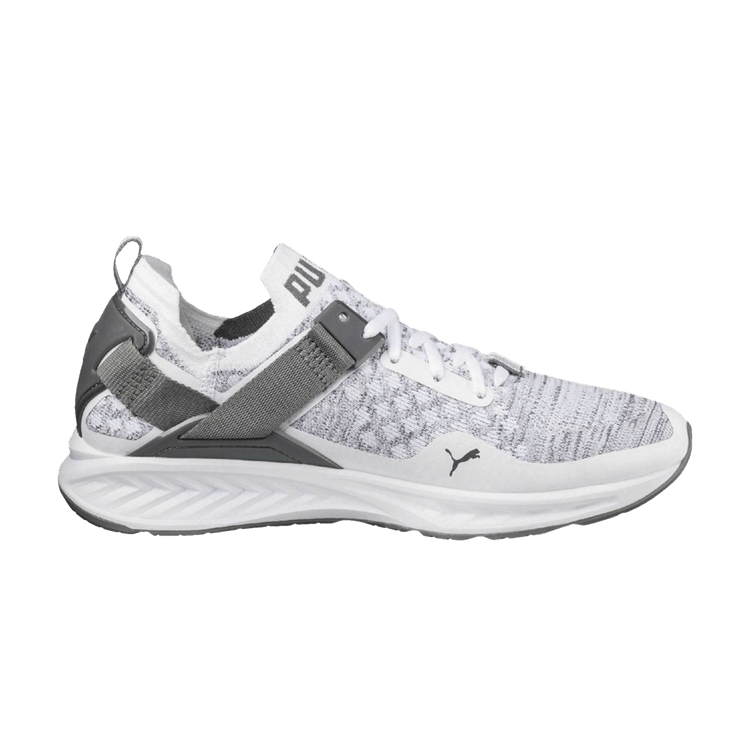 Puma Ignite Evoknit Lo 'White Quarry' — White/Quarry/Quiet Shade