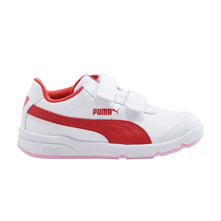 Puma Stepfleex 2 SL V PS 'White Hibiscus' — White/Pale Pink/Hibiscus