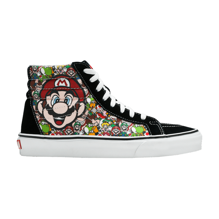 Nintendo x Vans Sk8-Hi Reissue 'Mario and Luigi' — Black/Multi-Color