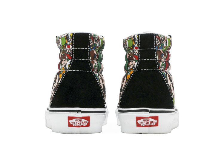 Nintendo x Vans Sk8-Hi Reissue 'Mario and Luigi' — Black/Multi-Color
