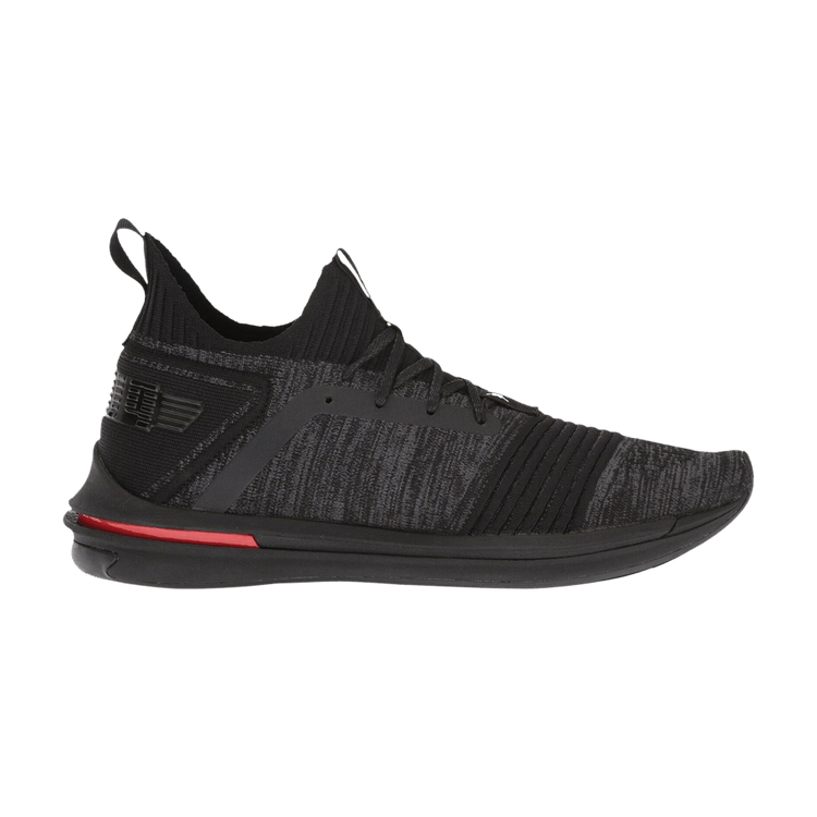 Puma Ignite Limitless SR Evoknit 'Black' — Black/Red