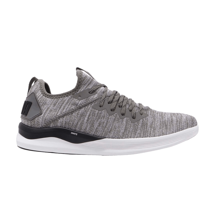 Puma Ignite Flash EvoKnit 'Steel Gray' — Steel Gray/Black