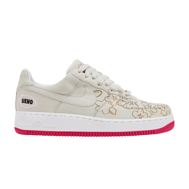 Nike Air Force 1 'Ueno Sakura' — Light Bone/Light Bone-Watermelon-White