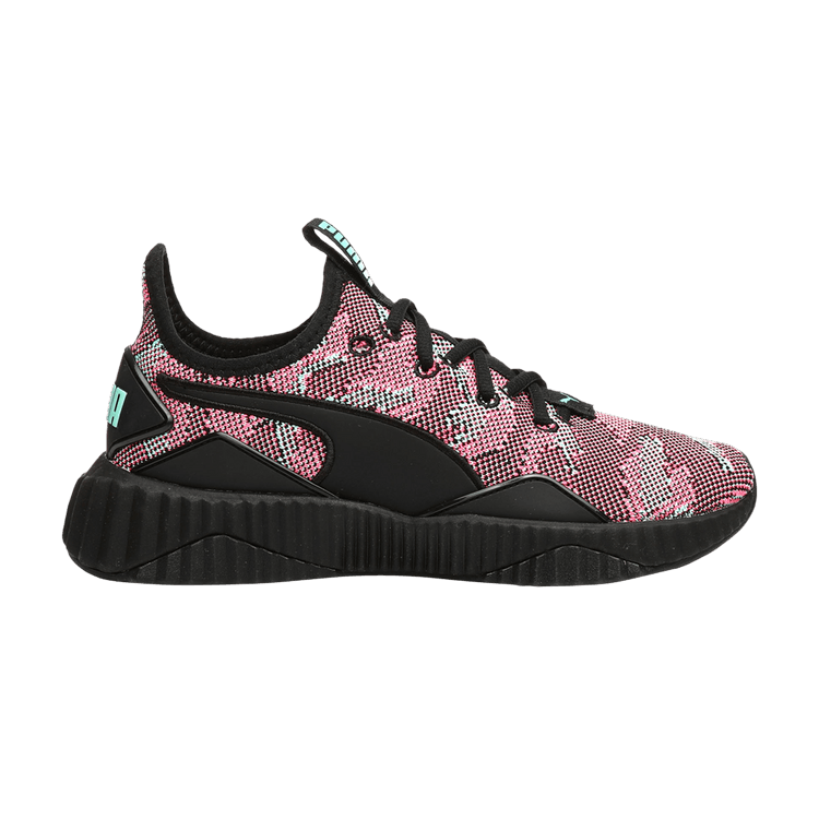 Puma Wmns Defy Street 1 'Black Multi-Color' — Black/Red/Green