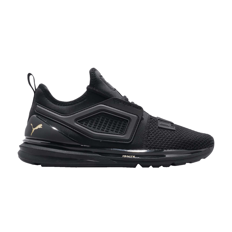 Puma Ignite Limitless 2 'Metallic Gold' — Black/Metallic Gold