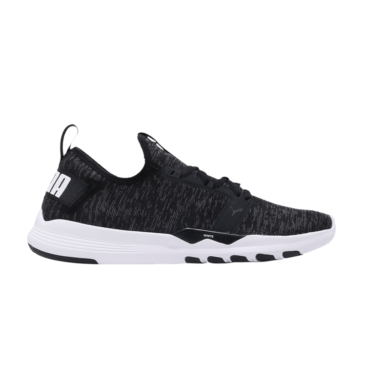 Puma Ignite Contender Knit 'Black' — Black/White