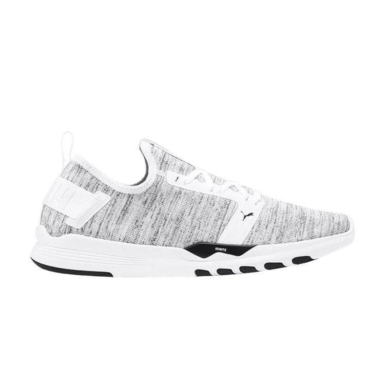 Puma Ignite Contender Knit 'White Black' — White/Black