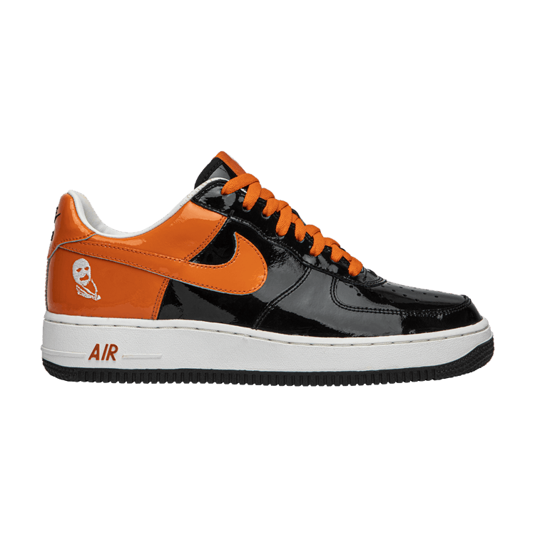 Nike Air Force 1 Premium 'Halloween' — Black/Orange Blaze/White