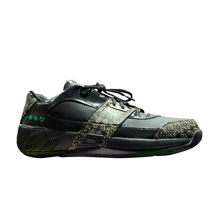 Adidas Gil Zero Low 'Vegas' — Black/Black/Metallic Gold
