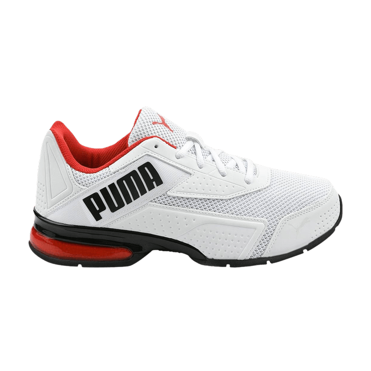 Puma Leader VT Bold 'White High Risk Red Black' — White/High Risk Red/Black