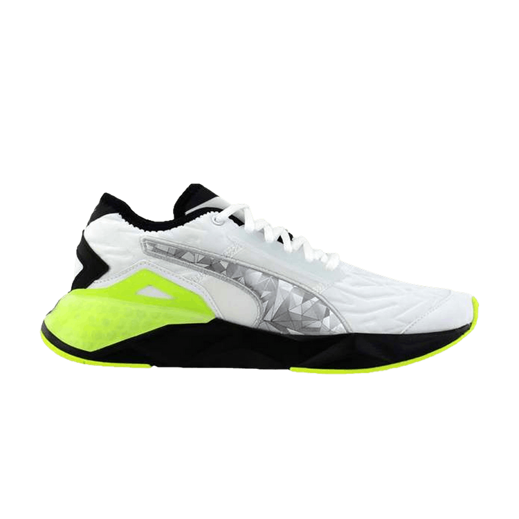 Puma Wmns Cell Plasmic Flou 'Yellow Alert' — White/Black/Yellow Alert