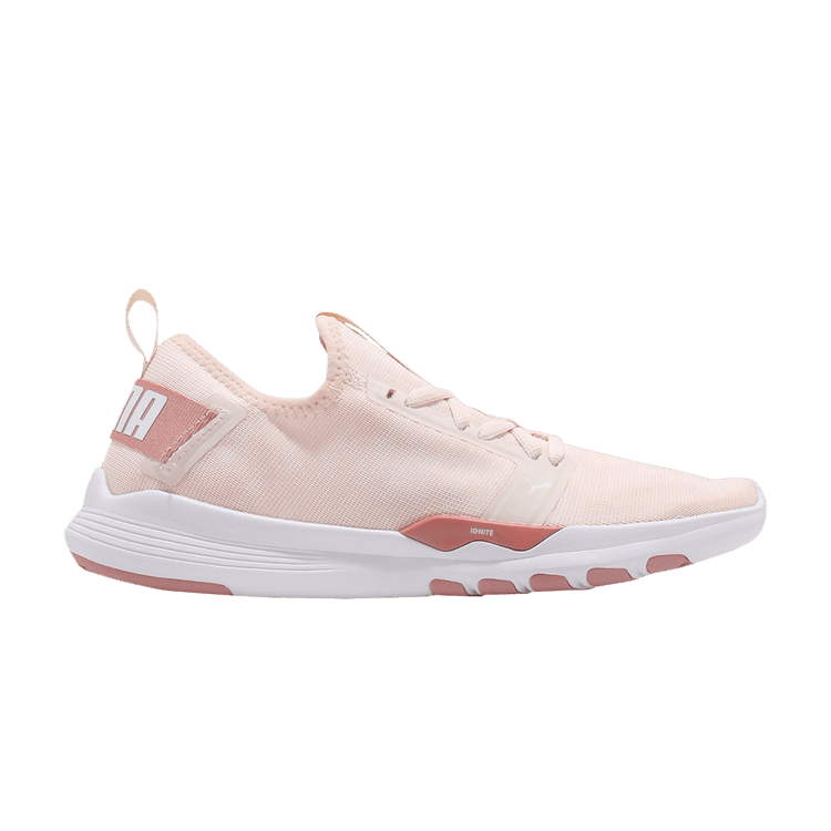 Puma Wmns Ignite Contender Knit 'Pastel Parchment Rose' — Pastel Parchment/Rose/White