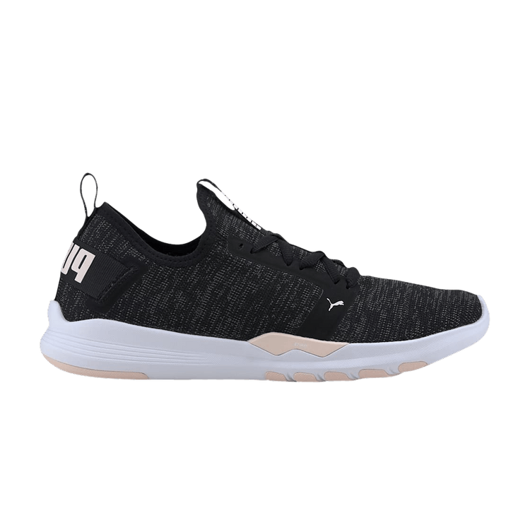 Puma Wmns Ignite Contender Knit 'Black Rosewater' — Black/Castlerock/Rosewater