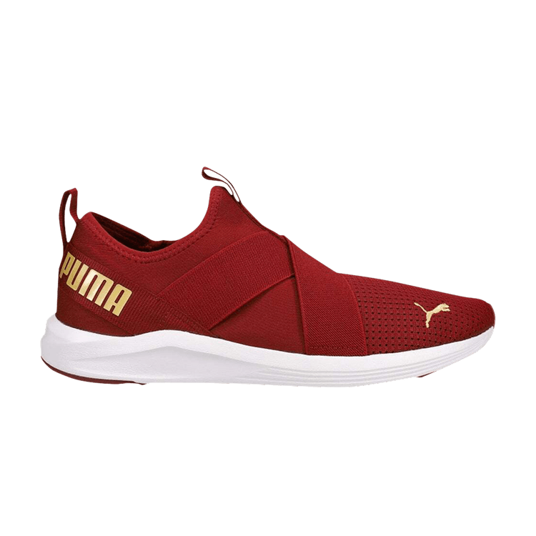 Puma Wmns Prowl Slip-On 'Intense Red Gold' — Intense Red/Team Gold