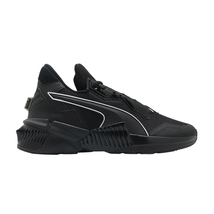 First Mile x Puma Wmns Provoke XT Mono 'Black Metallic Silver' — Black/Metallic Silver