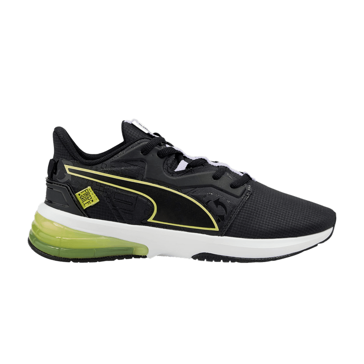 First Mile x Puma Wmns LVL-UP 'Black Soft Fluo Yellow' — Black/Soft Fluo Yellow