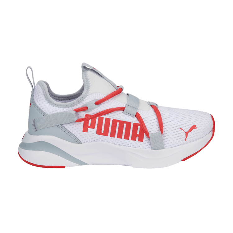 Puma SoftRide Rift Pop Big Kid 'White Salmon' — White/Salmon