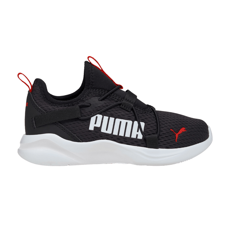 Puma SoftRide Rift Pop Little Kid 'Black High Risk Red' — Black/High Risk Red