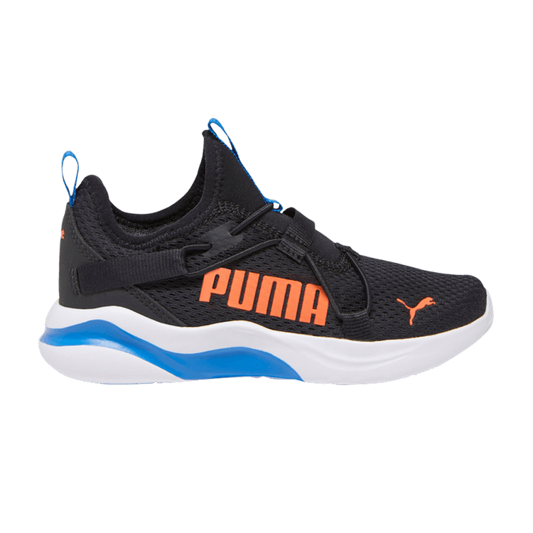 Puma SoftRide Rift Pop Little Kid 'Black Hot Heat' — Black/Hot Heat