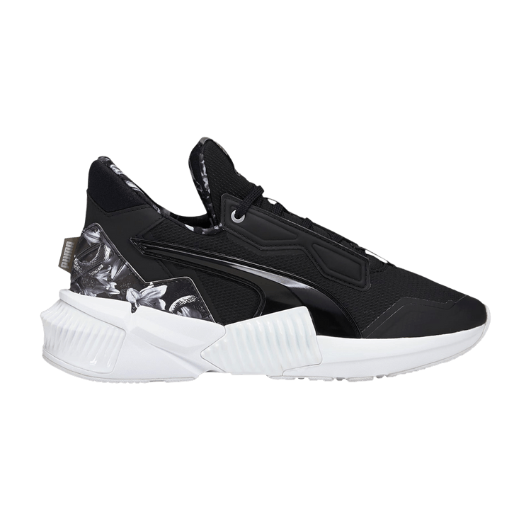 Puma Wmns Provoke XT 'Untamed Floral - Black' — Black/White