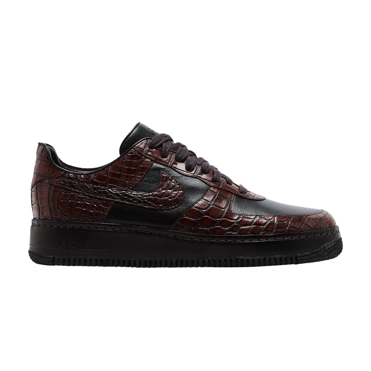Nike Air Force 1 Lux '07 'Crocodile' — Baroque Brown/Baroque Brown/Mettallic Gold