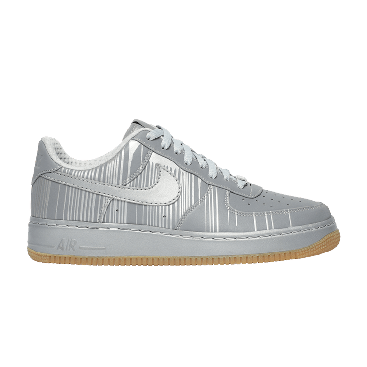 Nike Air Force 1 Low Supreme 'Krink' — Mtllc Slvr/Mtllc Slvr-Gm Light