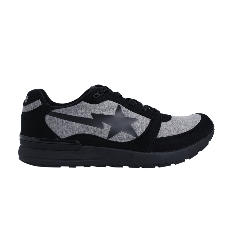 BAPE Track Sta LT 'Black Grey' — Black/Grey