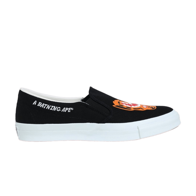BAPE ABC Slip-On Low 'Tiger' — Black