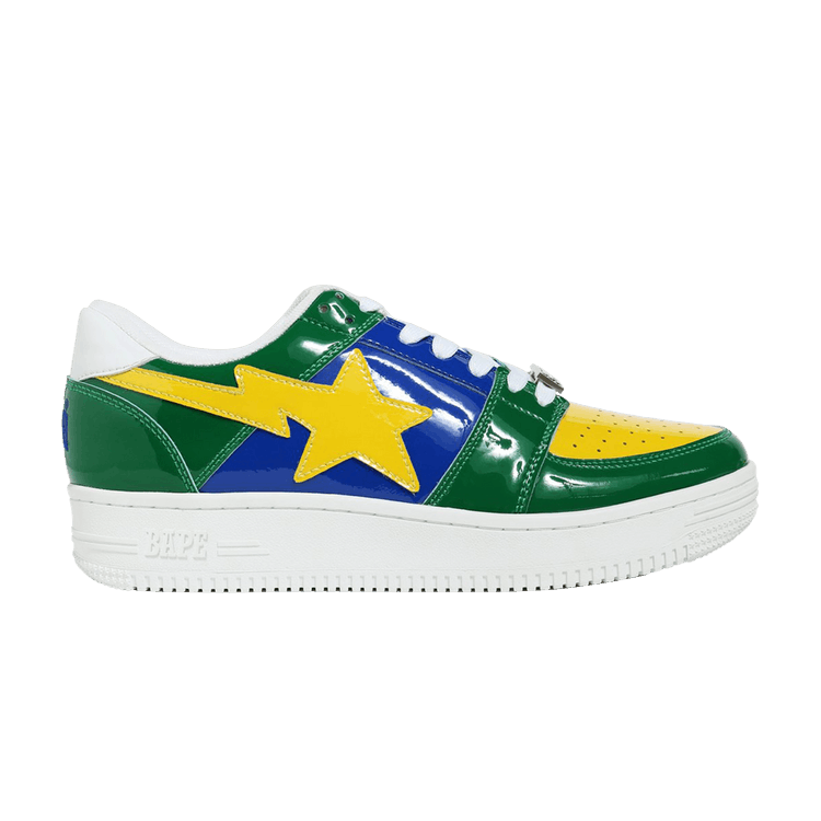 Bapesta Low 'Green Blue Yellow' — Green/Blue/Yellow