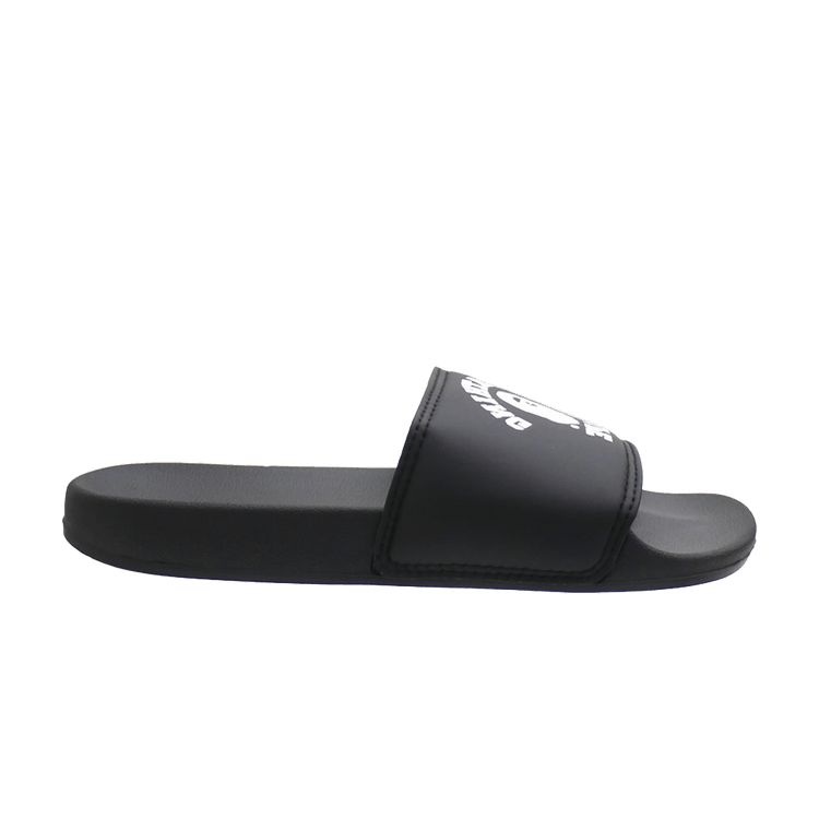 BAPE College Slide 'Black' — Black/White