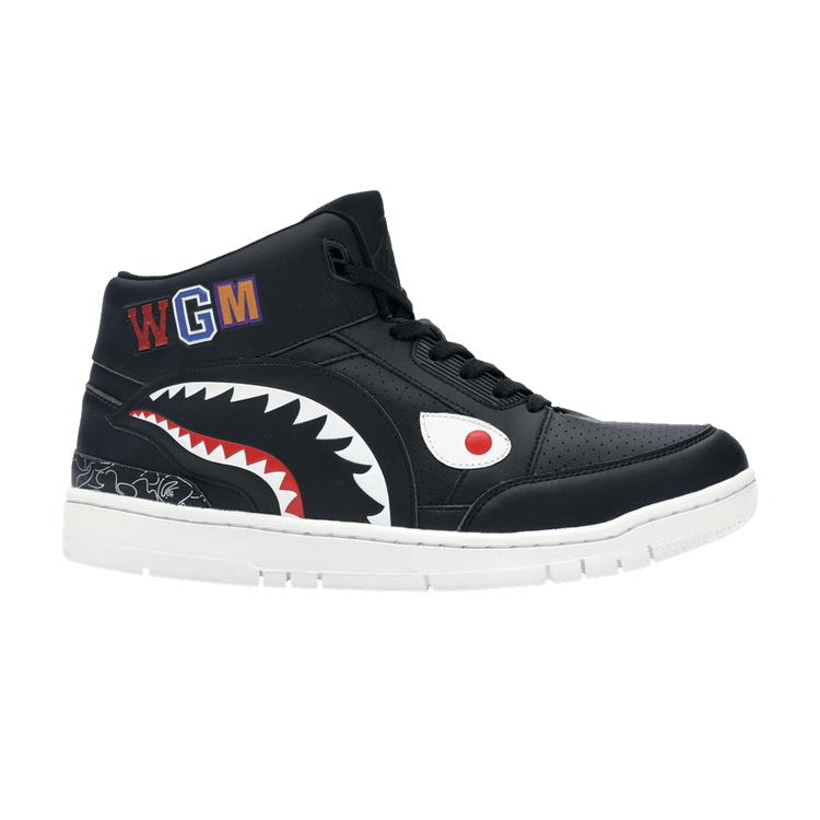 BAPE Shark Cloud Sta 'Black' — Black/Black
