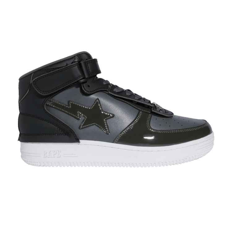 Bapesta Mid M2 'Black White' — Black