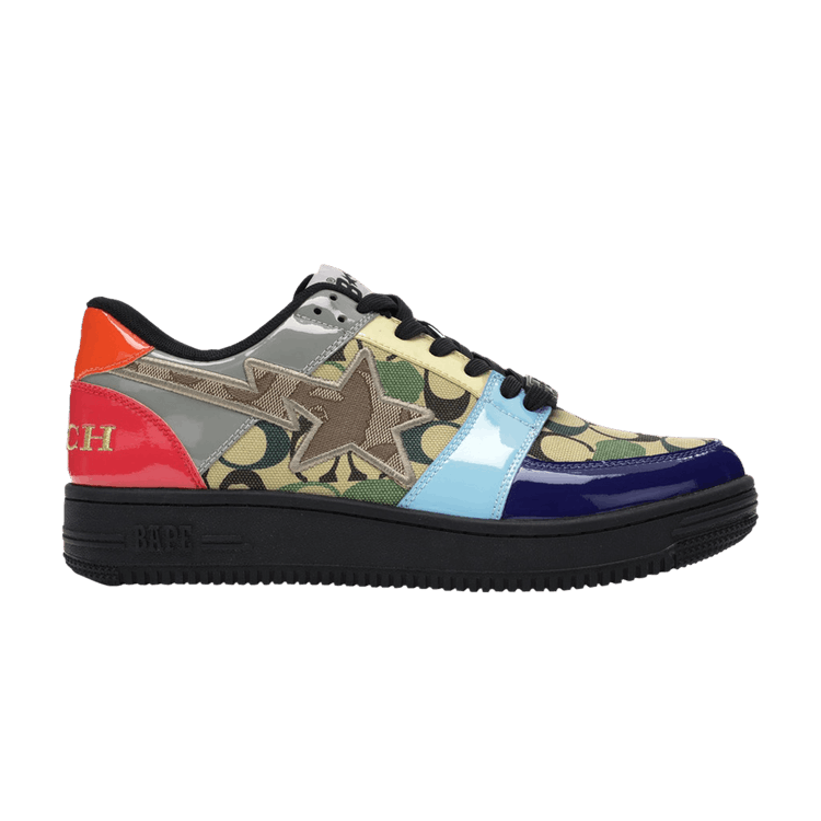 Coach x Bapesta Low 'Camo Multi' — Multi-Color/Black