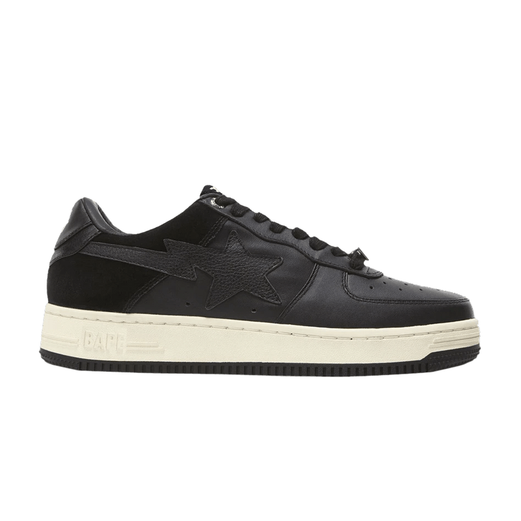 Bapesta Low 'Black' — Black/Black/White