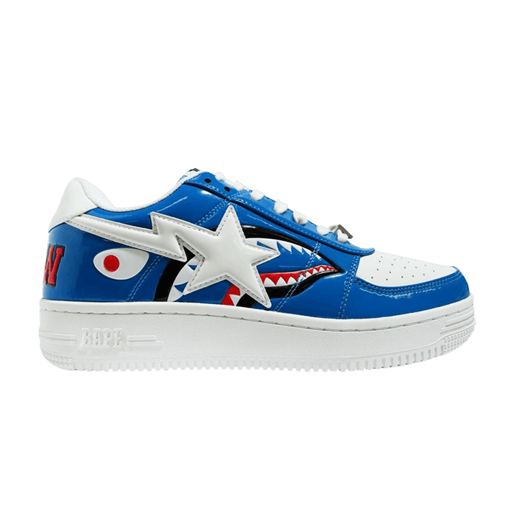 Bapesta Low M1 'Shark Face - Blue' — Blue