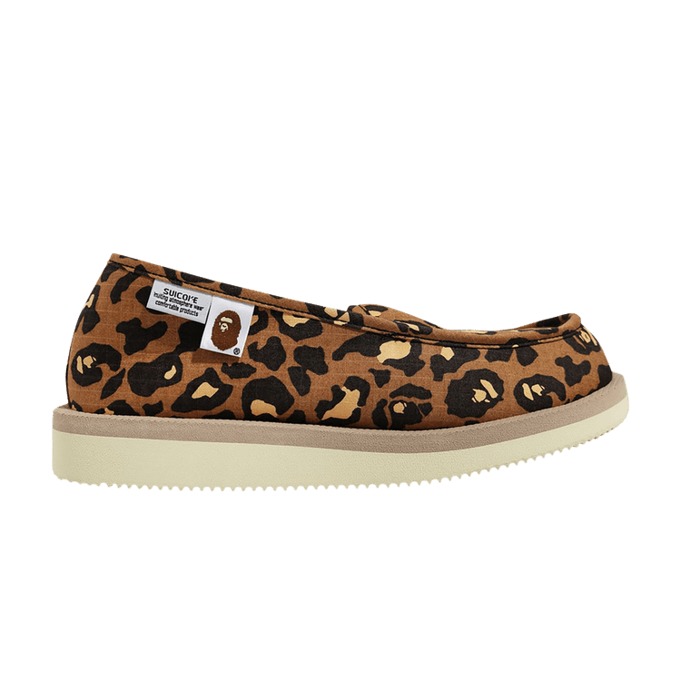 Suicoke x BAPE Room Shoes 'Leopard - Beige' — Beige