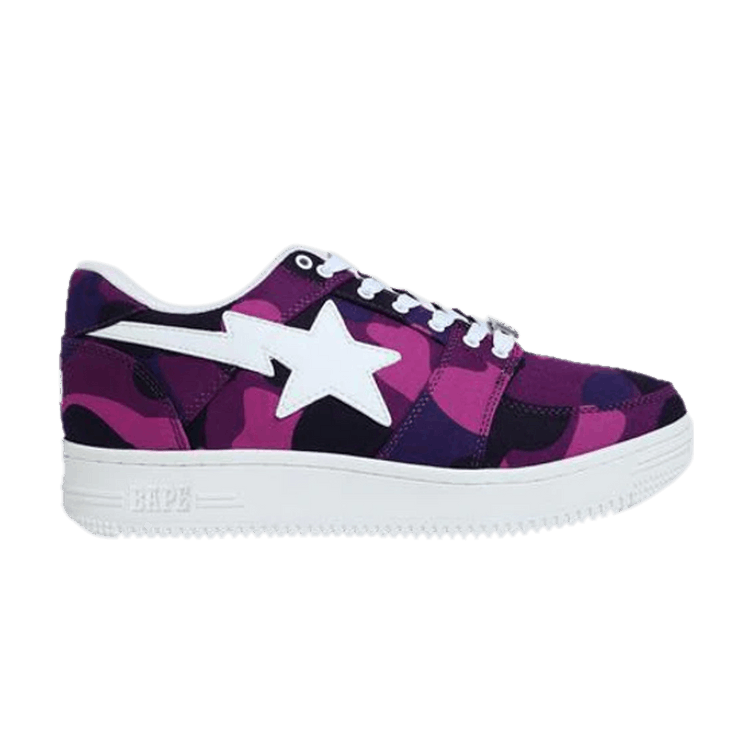Bapesta M2 Low 'Purple Camo' — Purple
