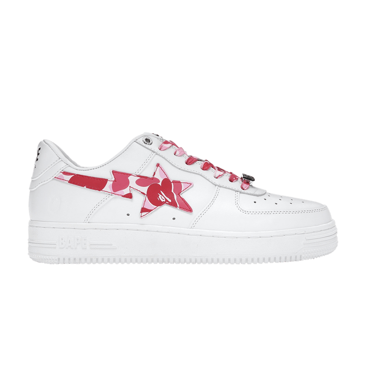 Bapesta 'ABC Camo - Red' 2021 — White/White/Red