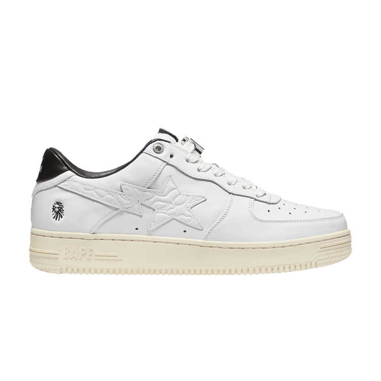 BAPE BLACK x Bapesta 'White Black' — White/Black