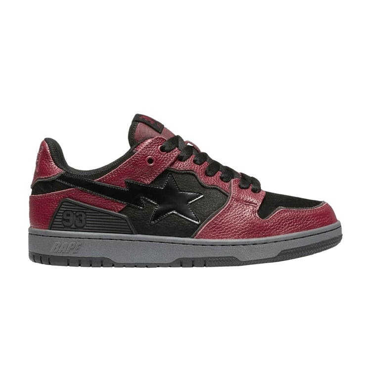 BAPE Wmns Sk8 Sta 'Black Red' — Black Red