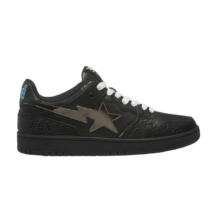 BAPE Wmns Sk8 Sta Low 'Black Camo' — Black