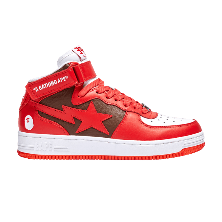 Bapesta Mid #2 'Red' — Red