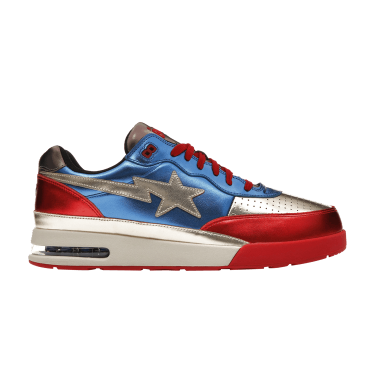 BAPE Wmns Roadsta 'Navy' — Navy/Red/Gold